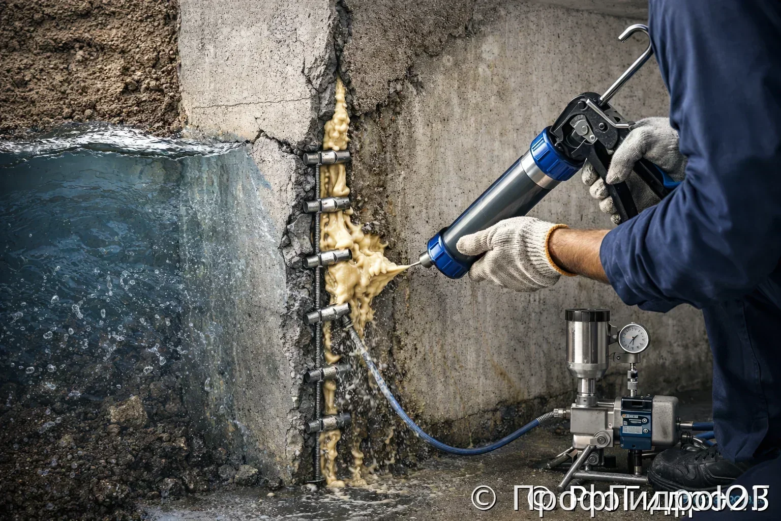 Инъекционная гидроизоляция