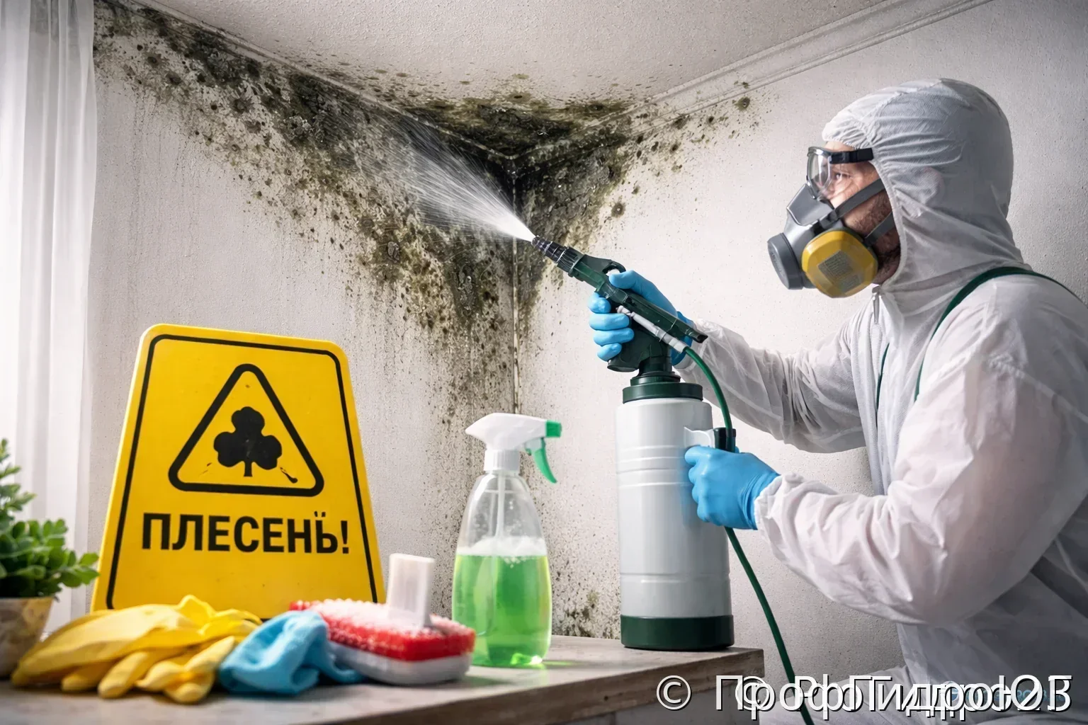 Борьба с сыростью и плесенью: как устранить плесень и грибок навсегда