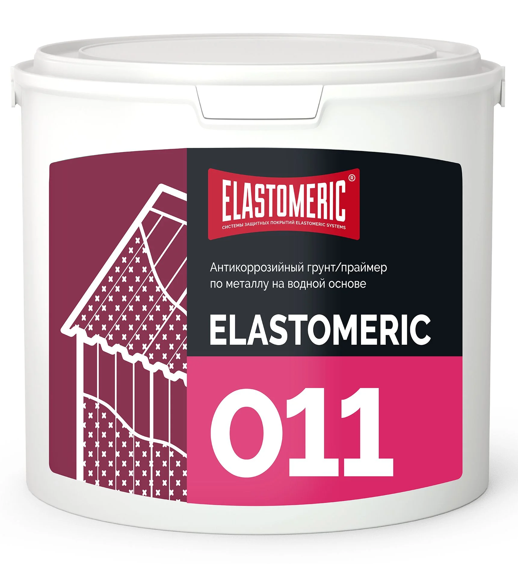 Антикоррозионная грунтовка по металлу - ELASTOMERIC 011 Раст