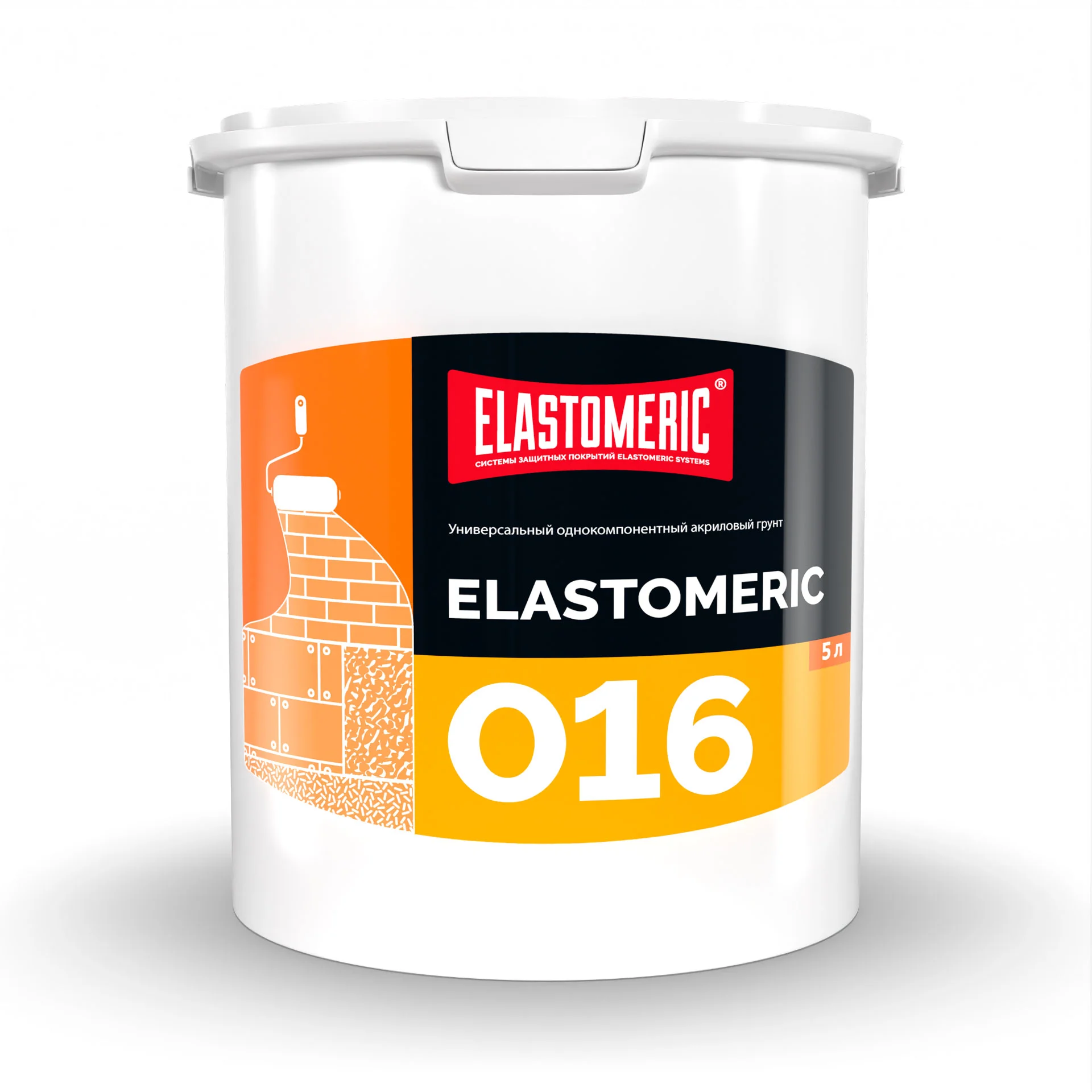 Универсальный однокомпонентный акриловый грунт Elastomeric 016