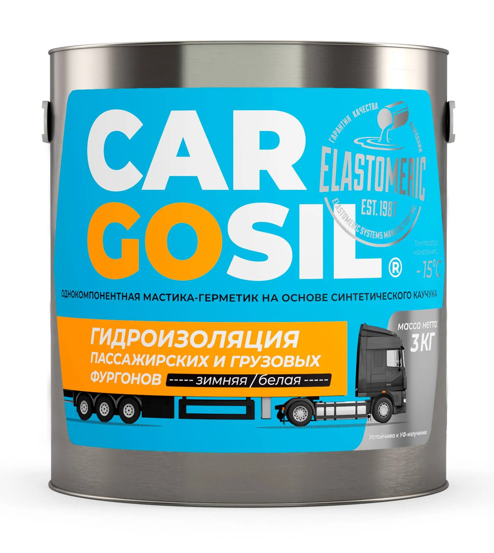 Cargosil Зимний - жидкая резина для устранения протечек на крышах