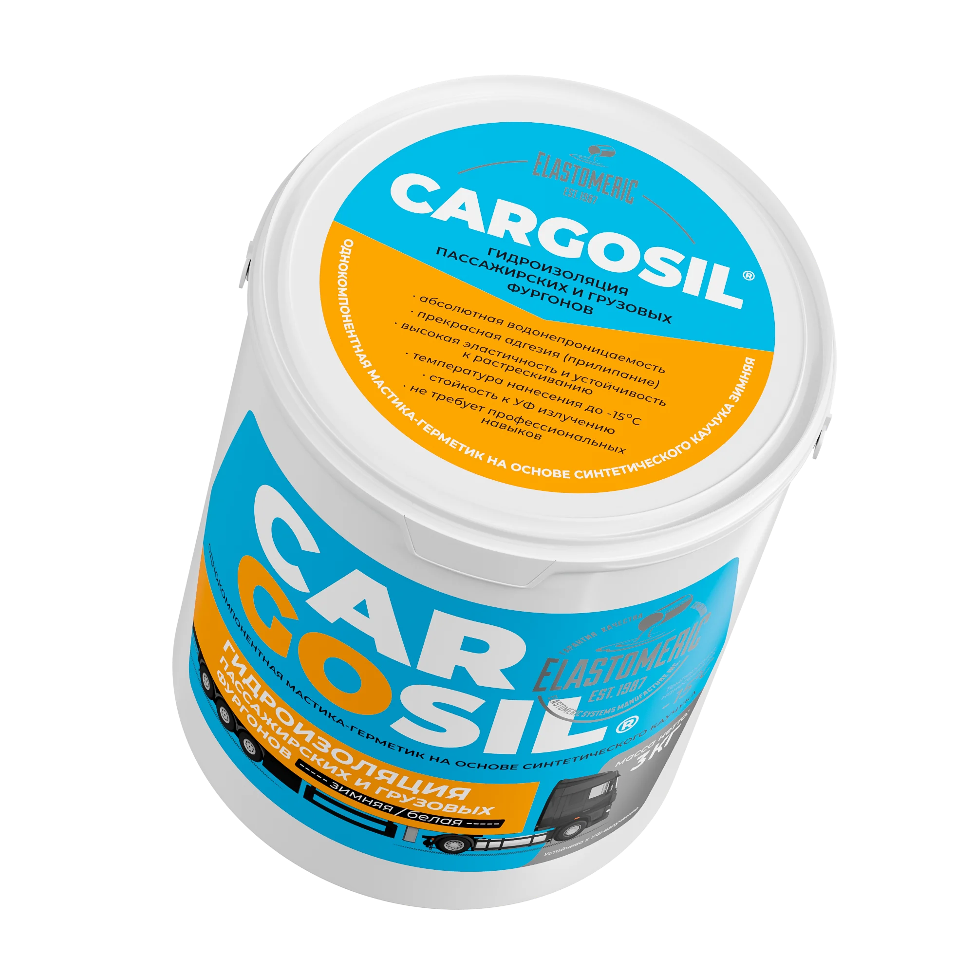 Cargosil Зимний - жидкая резина для устранения протечек на крышах